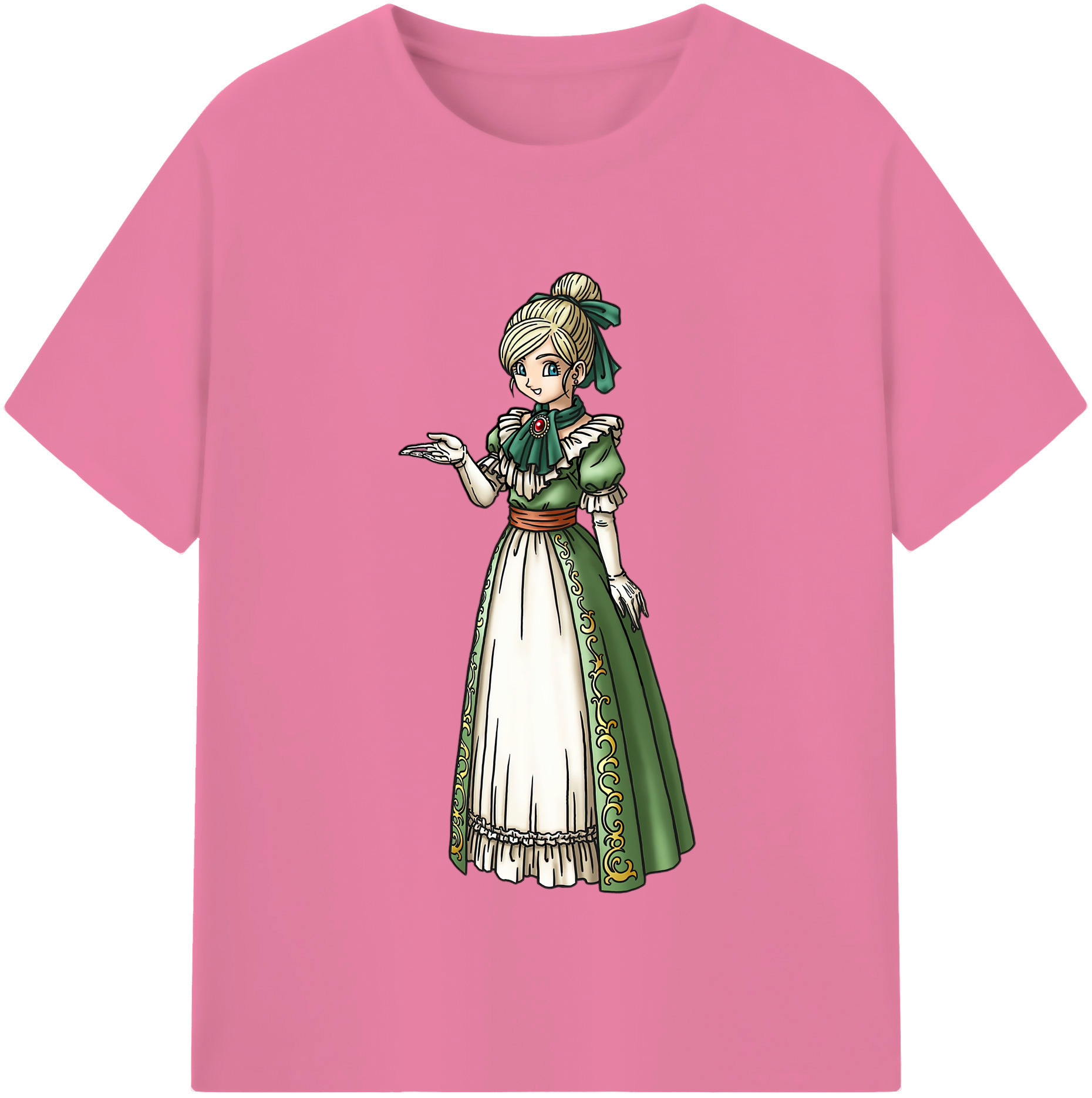 （画像用） ドラゴンクエスト Doragon Kuesuto Dragon Quest 綿100％半袖Tシャツ（フロントプリント）